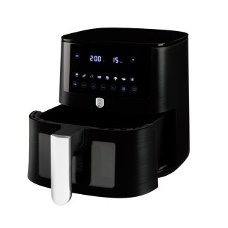 Berlinger Haus Φριτέζα Αέρος 8lt Air Fryer, με Ορατό Παράθυρο, Matte Black Collection BH-9605