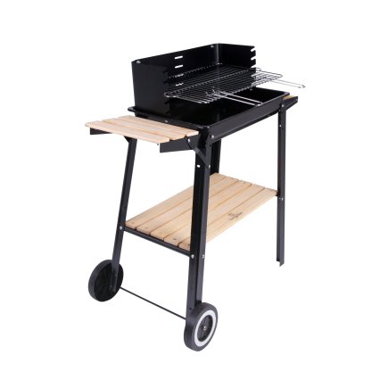 Berlinger Haus Φορητή Ψησταριά Υπαίθριά BBQ Μπάρμπεκιου Κάρβουνου με Ρόδες και Σχάρα BH-8649