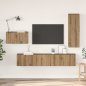 vidaXL Σετ επίπλου τηλεόρασης 4 pcs Artisan Oak Επεξεργασμένο ξύλο 3393263