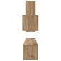 vidaXL Σετ επίπλου τηλεόρασης 4 pcs Artisan Oak Επεξεργασμένο ξύλο 3393263