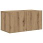 vidaXL Σετ επίπλου τηλεόρασης 4 pcs Artisan Oak Επεξεργασμένο ξύλο 3393263