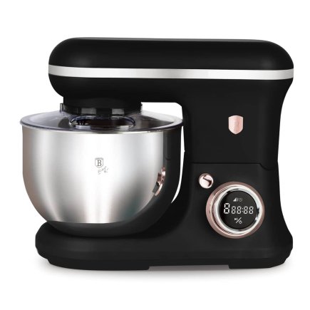 Berlinger Haus Κουζινομηχανή 6L 1500W Planetary με Ανοξείδωτο Κάδο, 8 Ταχύτητες & Ψηφιακό Χρονοδιακόπτη BH-9897