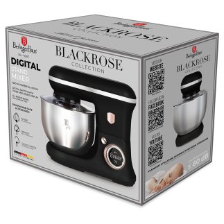 Berlinger Haus Κουζινομηχανή 6L 1500W Planetary με Ανοξείδωτο Κάδο, 8 Ταχύτητες & Ψηφιακό Χρονοδιακόπτη BH-9897