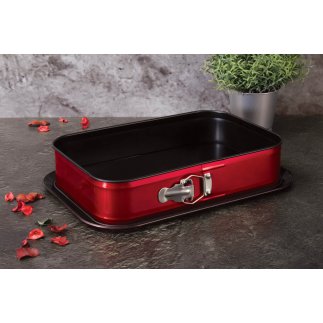 Berlinger Haus Φόρμα Ψησίματος Ζαχαροπλαστικής 39x27 cm, Metallic Line Burgundy BH-1545A