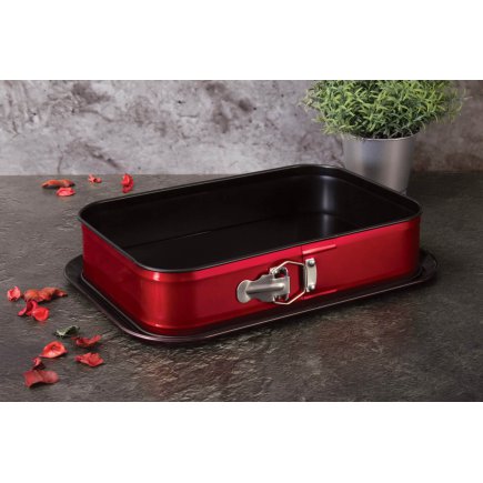 Berlinger Haus Φόρμα Ψησίματος Ζαχαροπλαστικής 39x27 cm, Metallic Line Burgundy BH-1545A