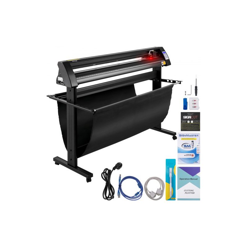 VEVOR Κόφτης Βινυλίου 1350mm με Οπτικό Μάτι και Βάση KZFLEXI1350MM8Z30V2