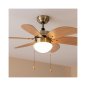 Ανεμιστήρας Οροφής με Φως 50 W EnergySilence Aero 360 Gold&Wood Cecotec CEC-08370