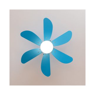 Ανεμιστήρας Οροφής με Φως 50 W EnergySilence Aero 3600 Vision Full Blue Cecotec CEC-08458