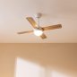 Ανεμιστήρας Οροφής 42" με LED Φωτισμό, Μοτέρ DC, 3 Ταχύτητες, Τηλεχειριστήριο Λευκό CEC-05996 Cecotec