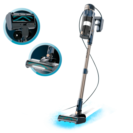 Cecotec Σκούπα Stick Conga Rockstar 800 Powerhead Titán με Καλώδιο, Ισχύς έως 600W, Ισχυρή Αναρρόφηση έως 15 kPa, Δοχείο 700 ml,