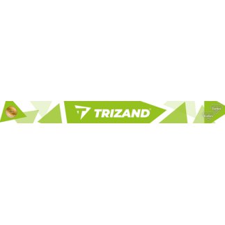 Trizand Ζώνη Αδυνατίσματος Κοιλιάς Neoprene με Velcro 120 x 24 cm, Μαύρη/Πράσινη 27673