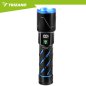 Trizand Φακός LED Τακτικός 800 lm Επαναφορτιζόμενος με USB-C, 5000 mAh, Zoom, Αδιάβροχος, Μαύρος 26950