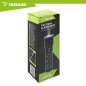 Trizand Φακός LED Τακτικός 800 lm Επαναφορτιζόμενος με USB-C, 5000 mAh, Zoom, Αδιάβροχος, Μαύρος 26950