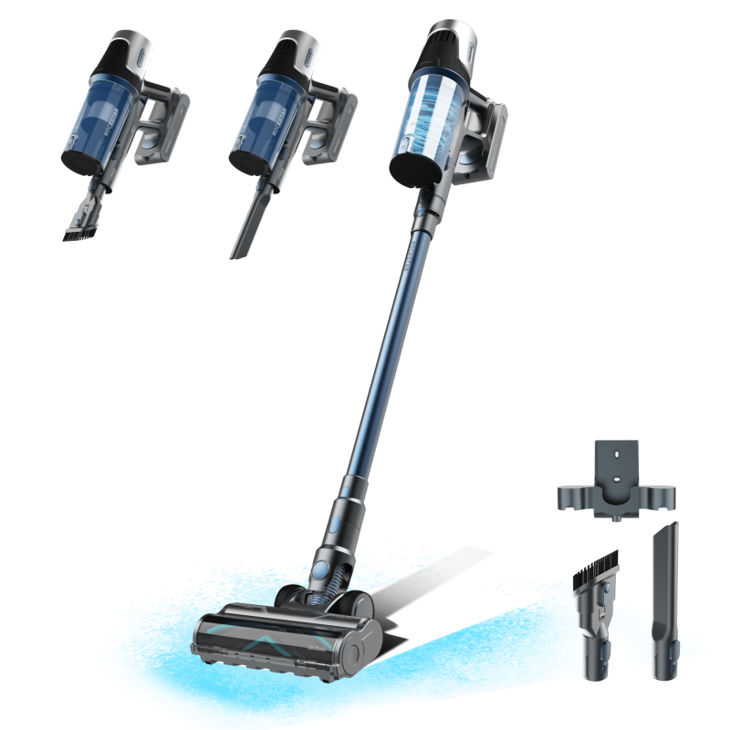 Cecotec Ασύρματη Σκούπα Stick χωρίς Σακούλα Conga Rockstar RS50 X-Treme 400W, 120AW, Λειτουργία Auto, Αυτονομία έως 130m² σε Eco
