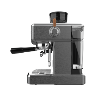 Cecotec Καφετιέρα Espresso με 20 bar Power Espresso 20 Barista Steel & Grind , Ενσωματωμένο Μύλο, Ατμοποιητή, Σύστημα Προέκχυσης