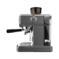 Cecotec Καφετιέρα Espresso με 20 bar Power Espresso 20 Barista Steel & Grind , Ενσωματωμένο Μύλο, Ατμοποιητή, Σύστημα Προέκχυσης