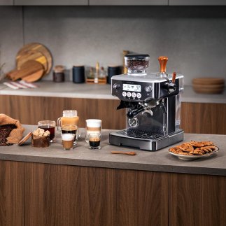 Cecotec Καφετιέρα Espresso με 20 bar Power Espresso 20 Barista Steel & Grind , Ενσωματωμένο Μύλο, Ατμοποιητή, Σύστημα Προέκχυσης