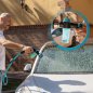 Cecotec Ανέμη Λάστιχου 30m HydroShell 300 Pro με Αυτόματη Επαναφορά SlowReturn & Smooth Technology, Φορητό Εργονομικό, με Πιστόλ