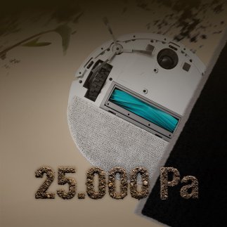 Cecotec Ρομποτική Ηλεκτρική Σκούπα Conga Y90 Pearl με Βάση Αυτόματης Εκκένωσης, Τεχνητή Νοημοσύνη, Λέιζερ Πλοήγηση, 25000Pa, 240