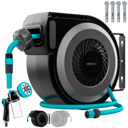 Cecotec Ανέμη Λάστιχου 10m Hydroshell 100 Pro Αυτόματο με Slow Return και Smooth Technology CEC-114305