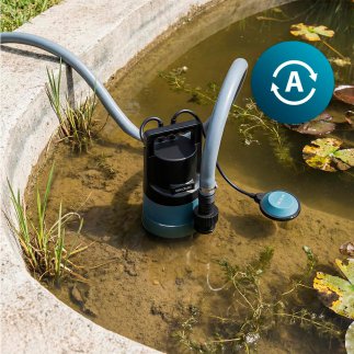 Cecotec Αντλία Ακάθαρτων Νερών Neptunus 400 Dark 400W, Παροχή έως 8.000 l/h, Μανομετρικό 5,5 m, Μέγιστο Σωματιδίων 25 mm, Φλοτερ