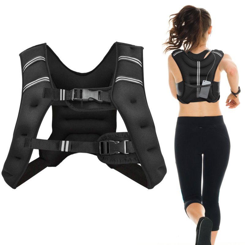 Costway 8KG Εξαιρετικά Άνετο Νεοπρένιο Γιλέκο Με Βάρη και Ανακλαστικές Λωρίδες SP37524 Costway 8KG Εξαιρετικά Άνετο Νεοπρένιο Γιλέκο Με Βάρη και Ανακλαστικές Λωρίδες SP37524