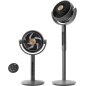 Levoit Επιδαπέδιος Ανεμιστήρας Ορθοστάτης Levoit Smart Pedestal Fan με Wi-Fi, Τηλεχειριστήριο & 12 Ταχύτητες Γκρι LPF-R432-AEUR