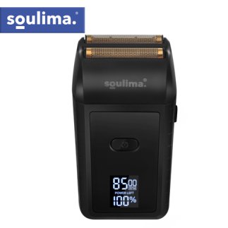 Soulima Ξυριστική Μηχανή Γενειάδας Foil με LED Οθόνη, USB-C, 2 Foils, 2 Λεπίδες και Θήκη 27677