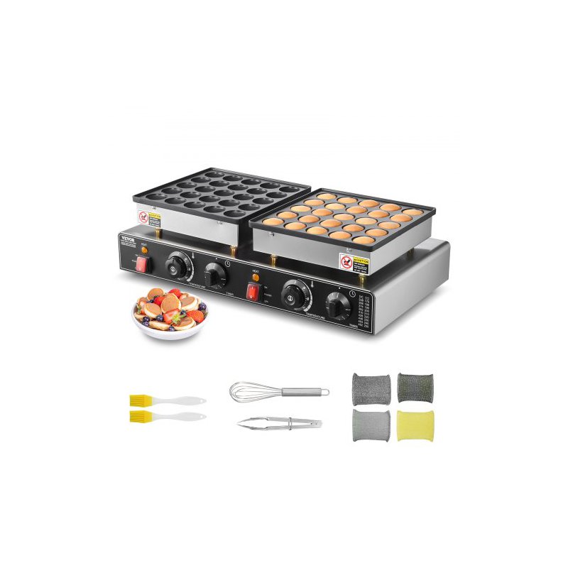 VEVOR Κατασκευαστής Μίνι Ολλανδικών Pancake 50PCS 1800W Αντικολλητικό Επαγγελματικό Ματάκι SBJNP-543-50X0001002V2 VEVOR Κατασκευαστής Μίνι Ολλανδικών Pancake 50PCS 1800W Αντικολλητικό Επαγγελματικό Ματάκι SBJNP-543-50X0001002V2