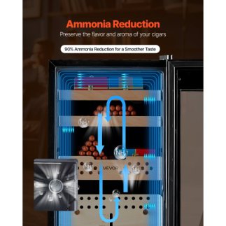 VEVOR Ηλεκτρικός Υγραντήρας 60L με Συμπιεστή, Ξύλο Κέδρου & Έλεγχο Υγρασίας DXQBSJYSJZL68XO9O001V2