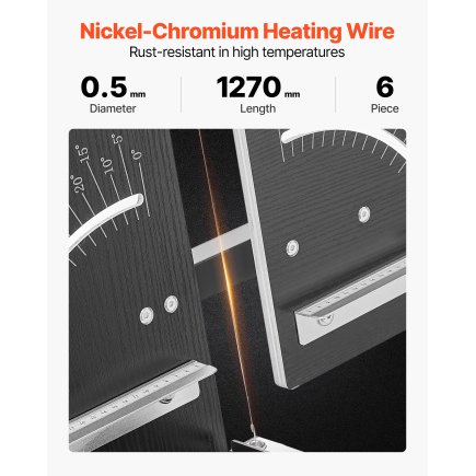 VEVOR 200W Πολυλειτουργική Κοπτική Συσκευή Αφρολέξ με 1150mm Μήκος Κοπής και Μέγ. Πάχος 410mm LSPMQGJLSFTS7EUBP001V2