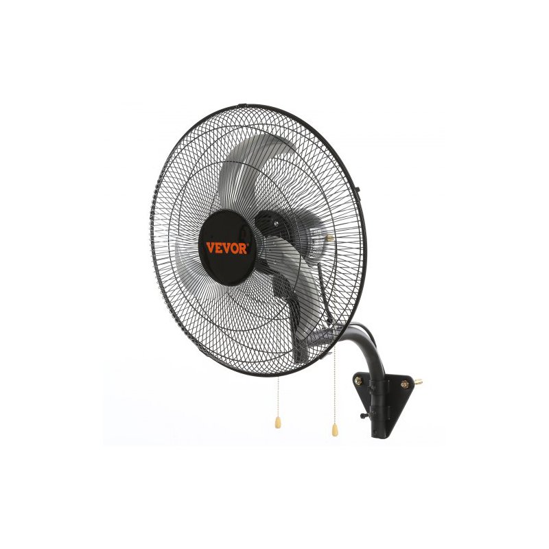 VEVOR Μεταλλικός Ανεμιστήρας Τοίχου 44.5cm με 3 Ταχύτητες GYBGSFSYCSF18BWP2V2