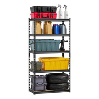 VEVOR Ράφια Αποθήκευσης 5 Επιπέδων 16" Β x 32" Π x 62.8" Υ για Γκαράζ MDBSXHJ16326G0P9FV0