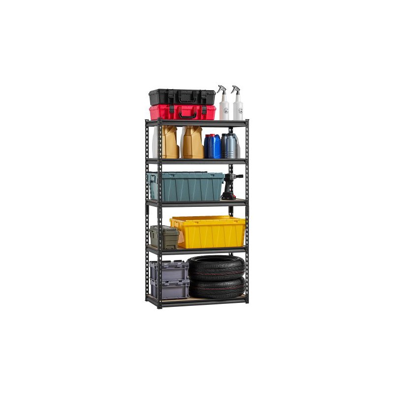 VEVOR Ράφια Αποθήκευσης 5 Επιπέδων 16" Β x 32" Π x 62.8" Υ για Γκαράζ MDBSXHJ16326G0P9FV0