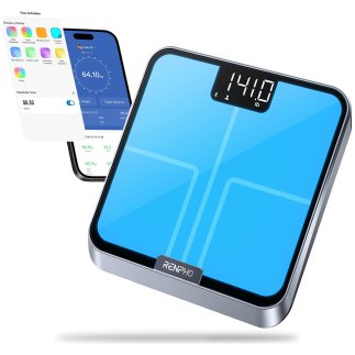 Renpho Ψηφιακή Ζυγαριά 180kg με Λιπομετρητή, WiFi & Bluetooth και Φωτιζόμενη Οθόνη R-A017