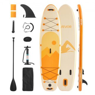 VEVOR Φουσκωτή Σανίδα SUP 3.05m x 84cm x 15cm, Στρατιωτικής Αντοχής, Ultra-Light με Όλα τα Αξεσουάρ, Ιδανική για Όλους CQJBPTK10
