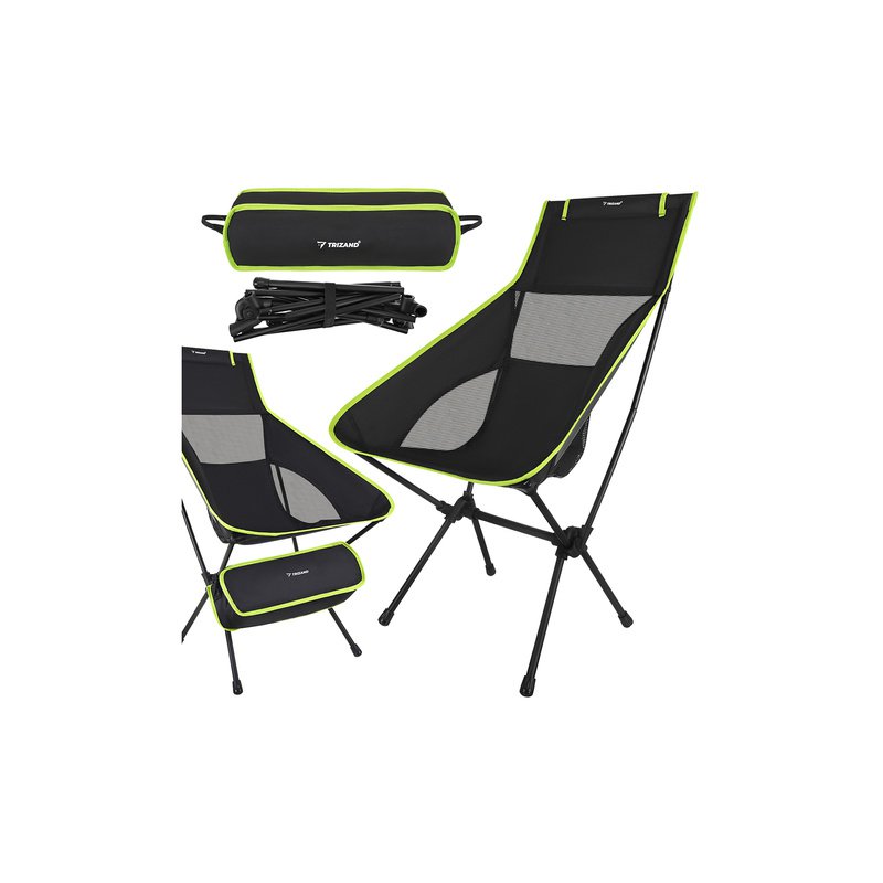 Trizand Αναδιπλούμενη Καρέκλα Ψαρέματος 41×52×86 cm, Ελαφριά, με Θήκη Μεταφοράς 27778