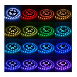 Αυτοκόλλητη Ταινία LED 5 m RGB 2835 με Τηλεχειριστήριο 12V SPM 5908222221447-2835