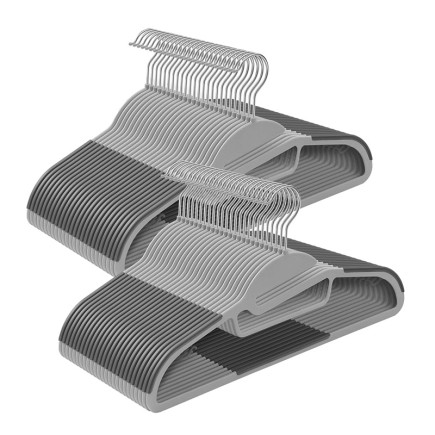 Σετ Πλαστικές Κρεμάστρες Ρούχων 50 τμχ Songmics CRP41G-50 - 12 άτοκες δόσεις και 5% cash back